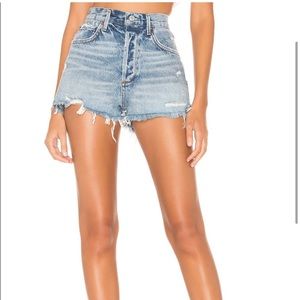 AGOLDE Jaden Shorts in Surreal Wash Cut off Jean Short size 28